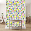 Voguish Brightly Floral Wallpaper Vogue