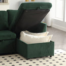Modular Sectional Sofa L Shaped Modular Couch with Reversible Chaise Modular Sofa Sectional Couch with Storage Seats