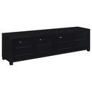 Sachin 4-door Engineered Wood 79-inch TV Stand Black