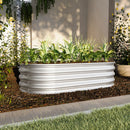 Galvanized Raised Garden Bed Kit for Vegetables, Flowers & Herbs, Rust-Resistant, Easy Assembly
