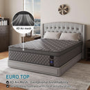 Full Gray 14Inch Premium Medium Firm Hybrid Mattress