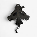 Cow Welcome Bell Sign, Cast Iron Farmhouse Front Door Decor