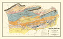 Vintage Map of Wythe County, Virginia 1890