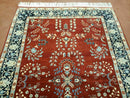 4' X 6' Vintage Handmade Pakistani Rug Highly Detailed Red