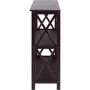 Three-Shelf Solid Wood Bookcase For Home Office Storage