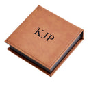 Leatherette Box Caramel 1.5" X 4.75" Sq