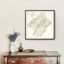 Vintage Map of Shenandoah & Page County, Virginia 1875