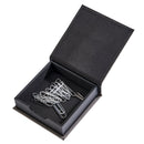 Leatherette Box Grey 1.5" X 4.75" Sq