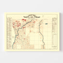 Vintage Map of Stevens County, Washington 1900