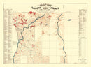 Vintage Map of Stevens County, Washington 1900