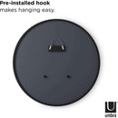 Round Rubber Wall Mirror 37 Inch Diameter With Protective Rubber Frame