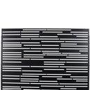 Outdoor & Indoor Privacy Screen Freestanding Decorative Panel Black Steel 76' H x 48' W
