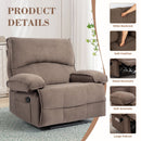 Oversized Manual Recliner Chair Sofa For Living Room