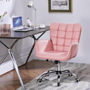 Pink Ergonomic Office Chair With Adjustable Height