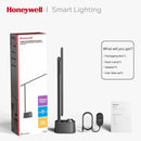 Sunturalux LED Desk Lamp USB Ports Stepless Dimming Black