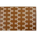 Outdoor & Indoor Privacy Screen Metal Privacy Screen 76' H×48' W, Freestanding Decorative Privacy Screen for Deck Balcony Patio, Privacy Fence Panels for Outside Lawn Garden PS112 BROWN HAMMERTONE