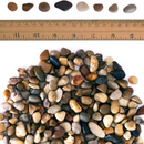 38lbs Decorative Garden Stone Outdoor Landscaping, Walkways, Yard, 1-3 inch Large Polished River Rocks for Plants Pots, Vases, Crafts