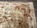 Chinese Aubusson Wool Rug 10x14, European Design, Thick Wool Pile