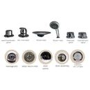 Nuvia Celestia 59-Inch 2-Person Luxury Corner Whirlpool Jetted Bathtub (SAK97310)