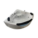 Nuvia Celestia 59-Inch 2-Person Luxury Corner Whirlpool Jetted Bathtub (SAK97310)