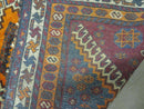 4' X 7' Antique Handmade Tribal Turkish Wool Rug Nice