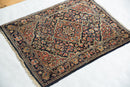 2x3 Vintage Fine Sarouk Rug Mat