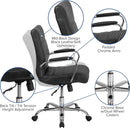 Desk Chair Black Adjustable Office Chair Home Study