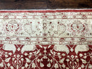 Pakistani Chobi Rug 8x10, Red, Handmade