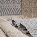 Guros - 8' X 10' Medallion Indoor / Outdoor Area Rug - Beige