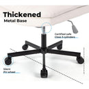 Large Size Swivel Home Office Desk Chair Armless Office Room Chair