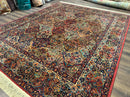 Karastan Rug 8.8 x 10.6, Multicolor Panel Kirman Rug
