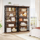 Six Tier Bookcase 71 Inch Industrial Storage Shelf
