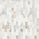 Arabescato Venato White 2"x6" Honed Marble Subway Mesh Mounted Mosaic  Tile - MSI Collection