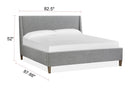 Lindon - Complete Upholstered Island Bed