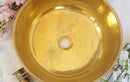 Walnut Wood & Brass Vessel Sink - Handcrafted Vessel Sink