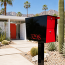 UpTown Box Locking Package Dropbox  in TEXTURED MATT  BLACK - Modern Mailbox