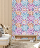 Ethnic Circles Design Wallpaper