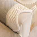 Washable Sofa Throw Pad, Non-Slip Sofa Mat Cozy Couch Slipcover with Soft Furry Trim