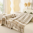 Thick Jacquard Couch Cover for Sectional Sofas, Cozy Washable Sofa Cover Throw Blanket