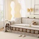 Thick Jacquard Couch Cover for Sectional Sofas, Cozy Washable Sofa Cover Throw Blanket