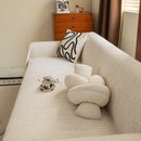 Boho Woven Sofa Throw Cover, Modern Soft Couch Protector for Pets & Living Room Decor