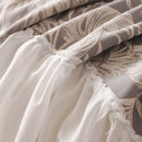 French Chic Style Ruffle Floral Cover Throws for Sofas, Decorative Couch Covers