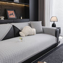 Houndstooth Ice Silk Breathable Sofa Cover, Modern Non-Slip Summer Couch Protector