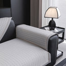 Houndstooth Ice Silk Breathable Sofa Cover, Modern Non-Slip Summer Couch Protector