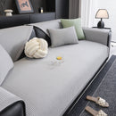 Non-Slip Cooling Breathable Couch Protector Towel, Lightweight Slipcover for Sofas