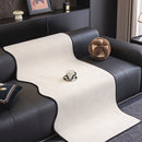 Chenille Couch Cover with Scalloped Edge, Non-Slip Modular Slipcover Sectional