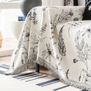 Chenille Giverny Couch Cover, Cozy Blankets for Sofa and Couch, Slip Covers for Couch Sectional