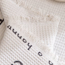 Chenille Sofa Cover Throw, Smile Couch Cover Blanket Throws for Couches, Soft Sofa Towel