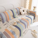 Chenille Sofa Cover Throw, Smile Couch Cover Blanket Throws for Couches, Soft Sofa Towel