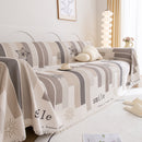 Chenille Sofa Cover Throw, Smile Couch Cover Blanket Throws for Couches, Soft Sofa Towel